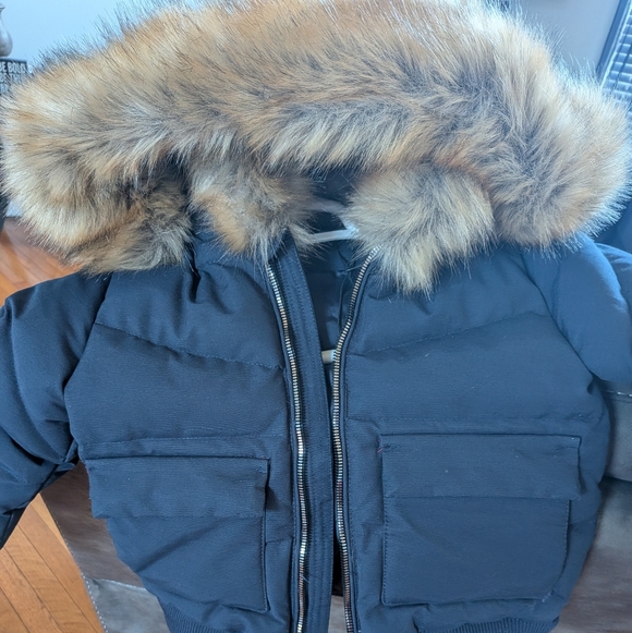 Jordan Craig puffer coat with fur hood - Picture 1 of 3